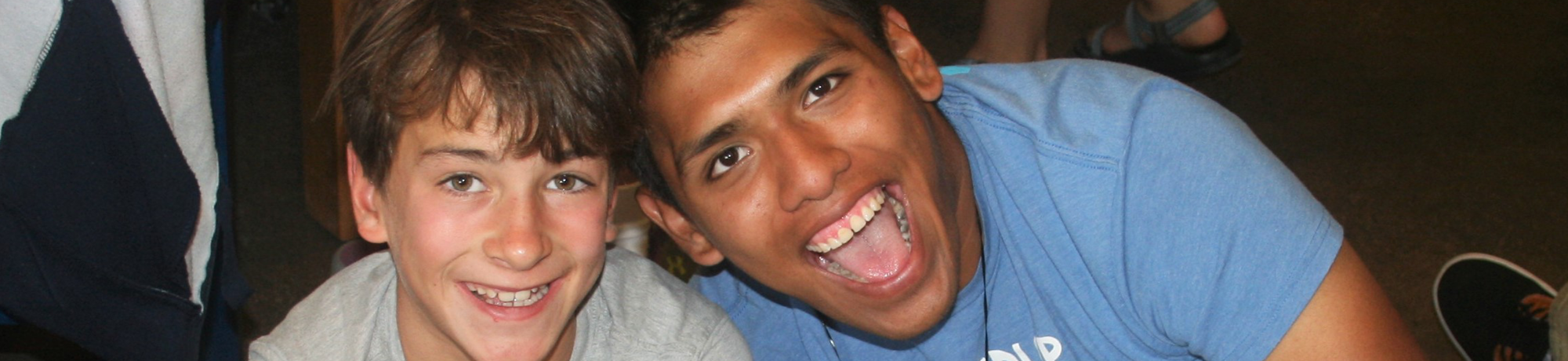 camper and counselor