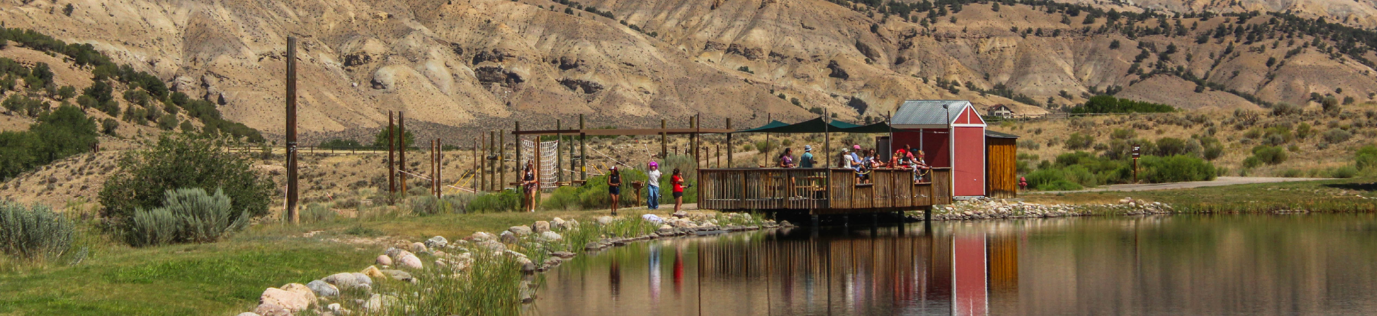 Pond at Roundup River Ranch - landscape image